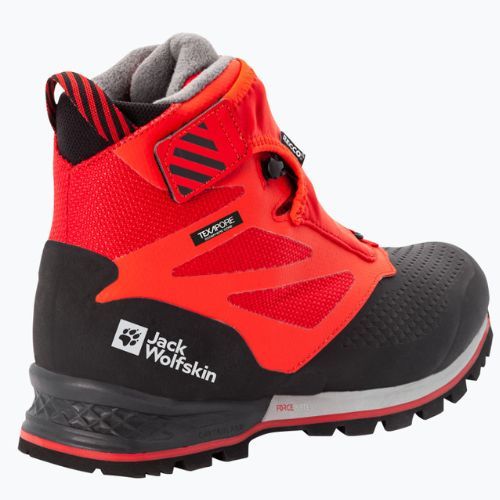 Stivali da trekking Jack Wolfskin da uomo 1995 Series Texapore Mid rosso/nero