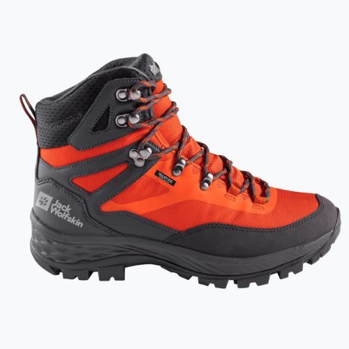Stivali da trekking Jack Wolfskin da uomo Rebellion Guide Texapore Mid arancione/phantom