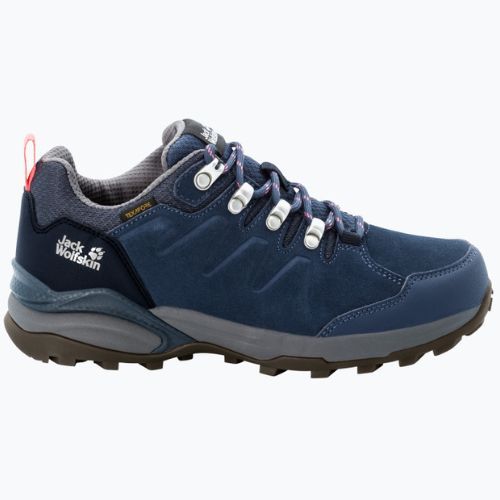 Stivali da trekking da donna Jack Wolfskin Refugio Texapore Low blu scuro/grigio