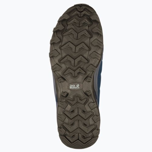 Stivali da trekking da donna Jack Wolfskin Refugio Texapore Low blu scuro/grigio
