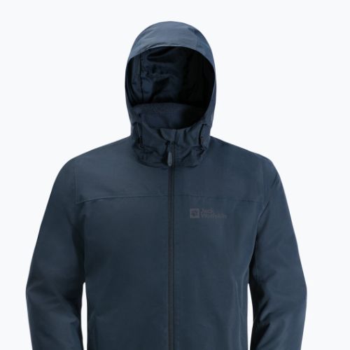 Jack Wolfskin giacca 3 in 1 da uomo Taubenberg blu notte