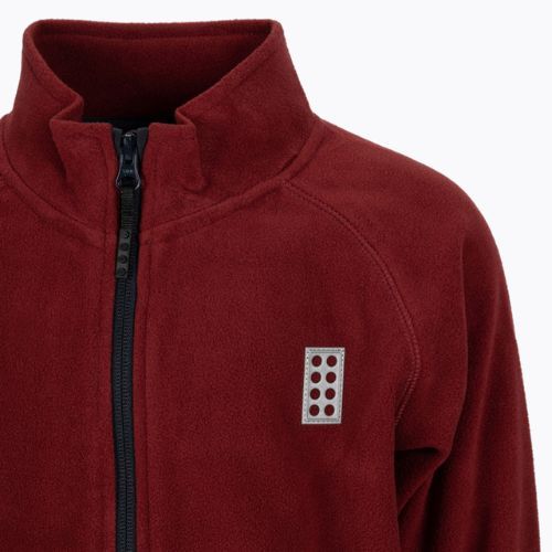 Felpa LEGO Lwsinclair 703 rosso scuro per bambini