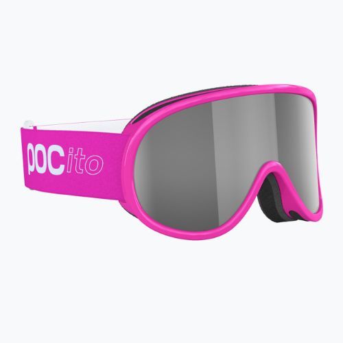 POC POCito Retina rosa fluorescente/clarity occhiali da sci per bambini POCITO