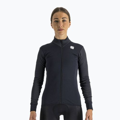 Maglia termica Sportful Kelly da donna manica lunga ciclismo nero