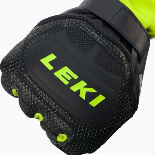 LEKI Guanti da sci da uomo Worldcup Race Flex S Speed System nero-verde 649802301080
