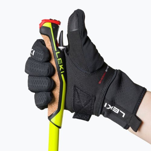 LEKI CC Thermo Shark guanto da sci di fondo nero 652908301065