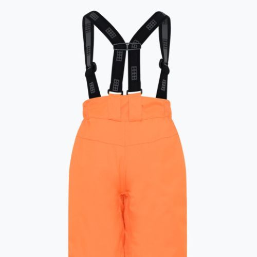 Pantaloni da sci per bambini LEGO Lwparaw 702 arancione neon