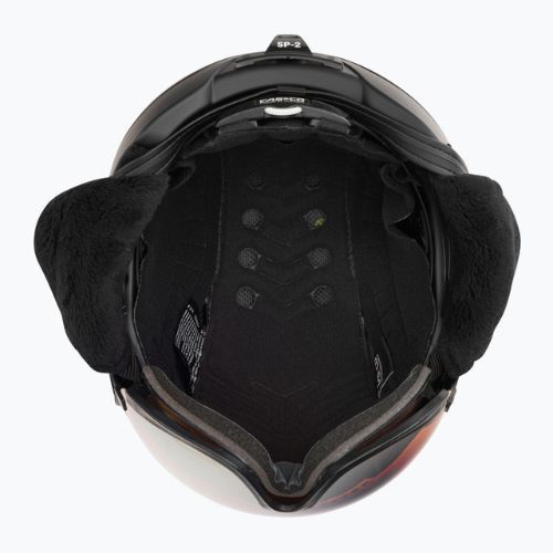 CASCO casco da sci SP-2 Carbonic Visor nero
