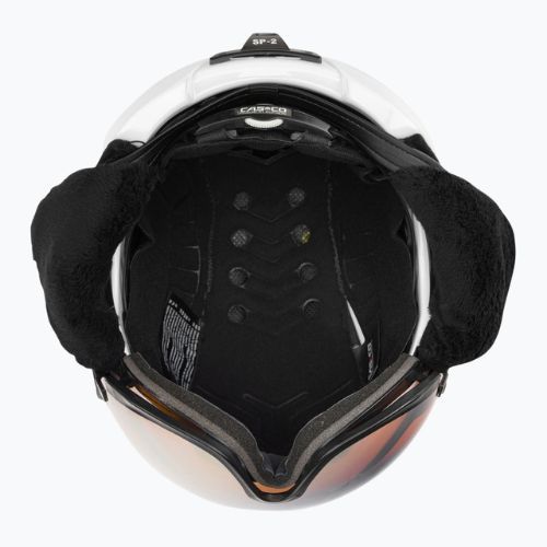 CASCO casco da sci SP-2 Carbonic Visor bianco