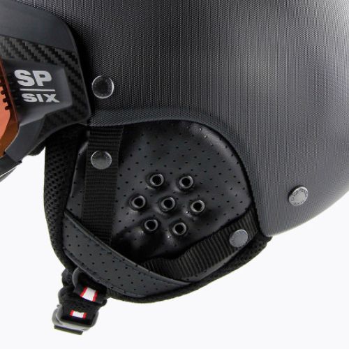CASCO casco da sci SP-6 Visiera struttura nera