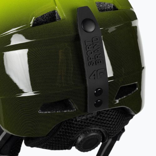 Casco da sci per bambini 4F M016 verde canarino