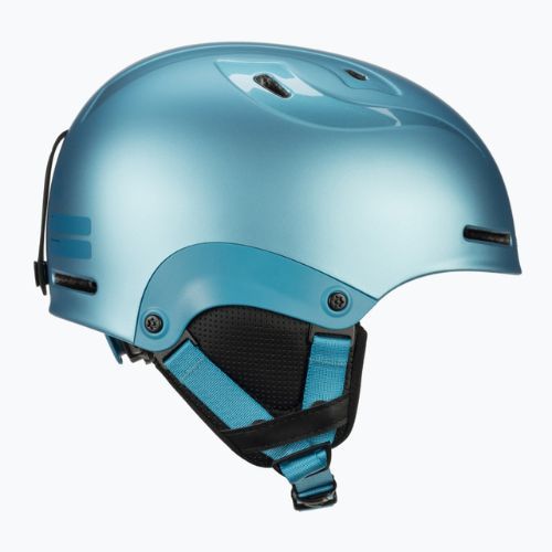 Casco da sci per bambini Sweet Protection Blaster II blu ghiacciaio metallizzato