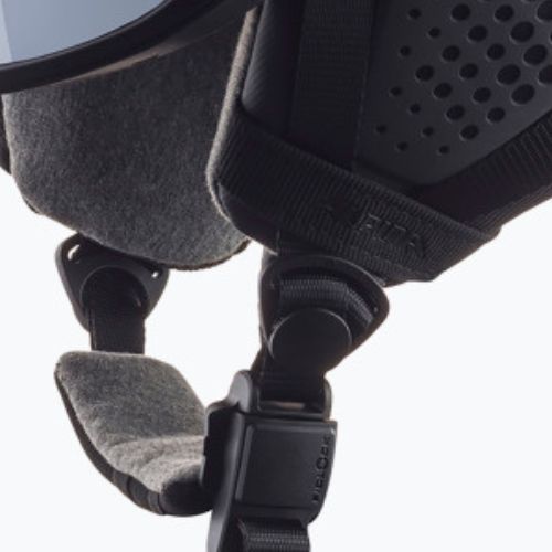 Casco da sci Alpina Alto V nero opaco