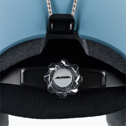 Casco da sci Alpina Arber azzurro opaco