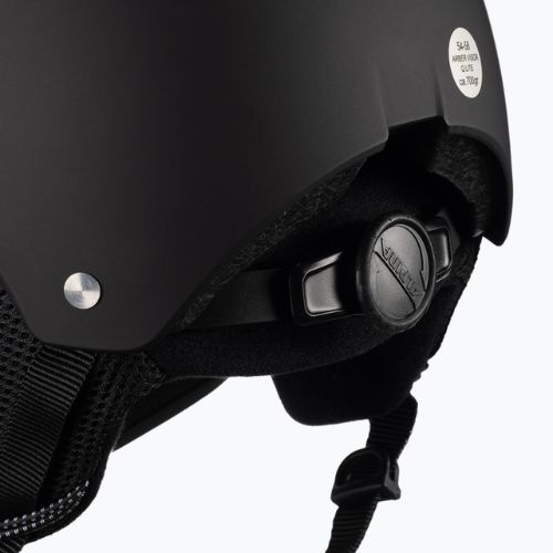 Casco da sci Alpina Arber Visor Q Lite nero opaco
