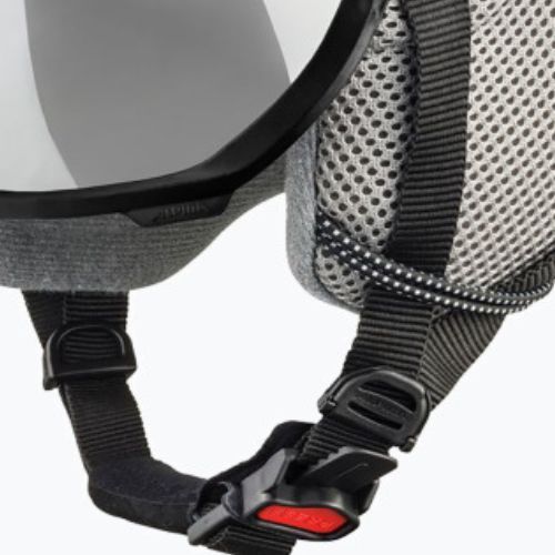 Casco da sci Alpina Arber Visor Q Lite bianco opaco