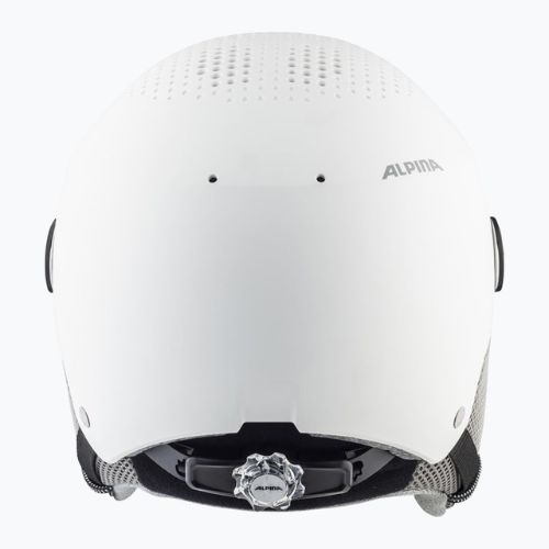 Casco da sci Alpina Arber Visor Q Lite bianco opaco