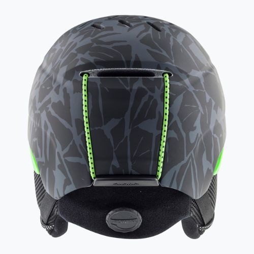 Casco da sci Alpina Pizi per bambini nero/verde camo opaco