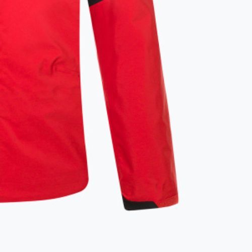 BLACKYAK giacca da pioggia da uomo Barzona rosso fuoco