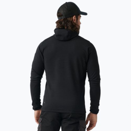 Giacca da trekking da uomo Fjällräven Keb Fleece Hoodie nero