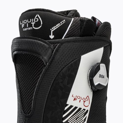 Scarponi da snowboard HEAD Four Boa Focus Liquid Fit da uomo nero/bianco