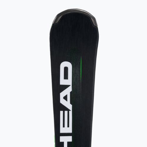 Sci da discesa HEAD Supershape e-Magnum SW SF-PR + attacchi Protector PR 13 nero/verde
