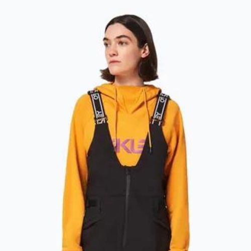 Pantaloni da snowboard Oakley TC Dharma Softshell Bib blackout da donna