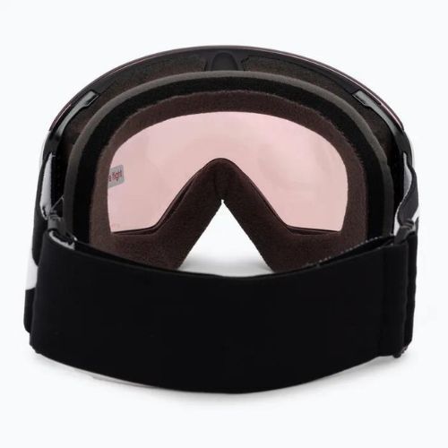 Oakley Flight Deck L nero opaco/prizm snow hi pink iridium occhiali da sci