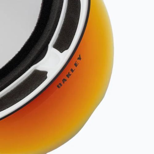 Oakley Flight Deck L bianco opaco/prizm snow torch iridium occhiali da sci