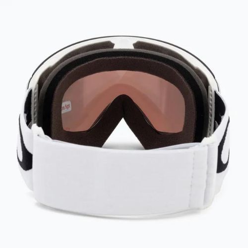 Oakley Flight Deck L bianco opaco/prizm snow torch iridium occhiali da sci