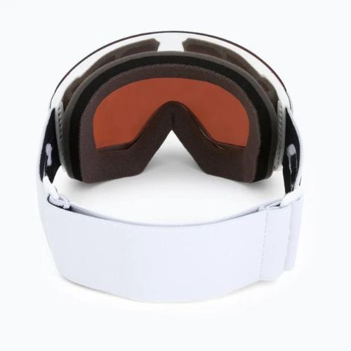 Occhiali da sci Oakley Flight Deck L bianco opaco/prizm snow sapphire iridium