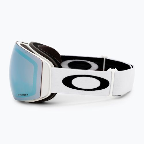 Occhiali da sci Oakley Flight Deck M bianco opaco/prizm snow sapphire iridium