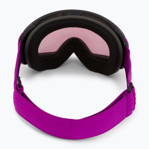 Oakley Flight Deck M opaco ultra purple/prizm snow hi pink irridium occhiali da sci