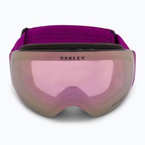 Oakley Flight Deck M opaco ultra purple/prizm snow hi pink irridium occhiali da sci