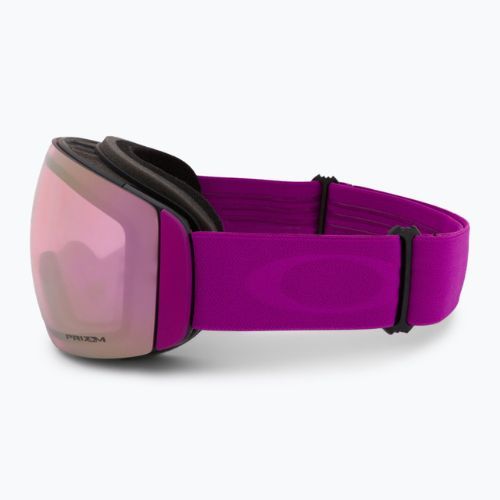 Oakley Flight Deck M opaco ultra purple/prizm snow hi pink irridium occhiali da sci