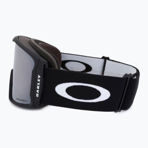 Oakley Line Miner L nero opaco/prizm snow black iridium occhiali da sci