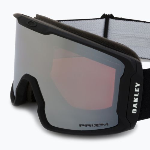 Oakley Line Miner L nero opaco/prizm snow black iridium occhiali da sci