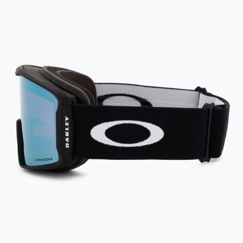 Oakley Line Miner L nero opaco/prizm snow sapphire iridium occhiali da sci