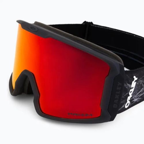 Oakley Line Miner L nero blaze/prizm snow torch iridium occhiali da sci