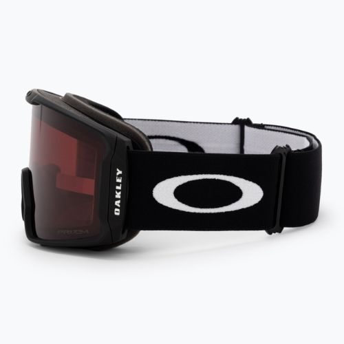 Occhiali da sci Oakley Line Miner L nero opaco/prizm granata