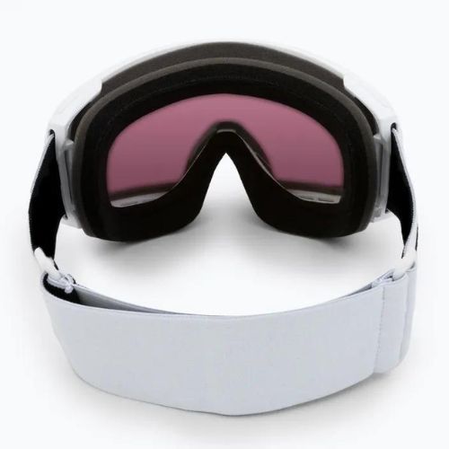 Oakley Line Miner L bianco opaco/prizm oro rosa iridium occhiali da sci