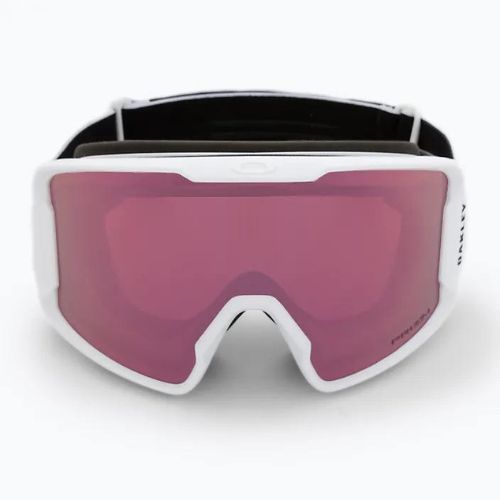 Oakley Line Miner L bianco opaco/prizm oro rosa iridium occhiali da sci