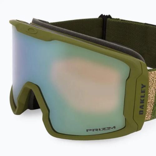 Oakley Line Miner L sammy carlson sig/prizm sage gold iridium occhiali da sci