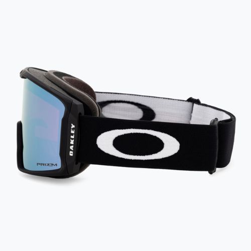 Oakley Line Miner M nero opaco/prizm snow sapphire iridium occhiali da sci