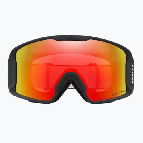 Oakley Line Miner M nero opaco/prizm snow torch iridium occhiali da sci