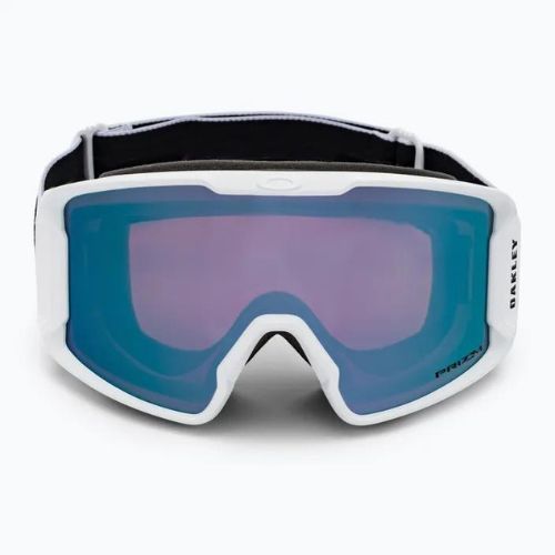 Oakley Line Miner M bianco opaco/prizm snow sapphire iridium occhiali da sci