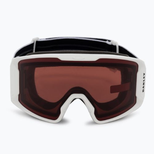 Occhiali da sci Oakley Line Miner M bianco opaco/prizm granata