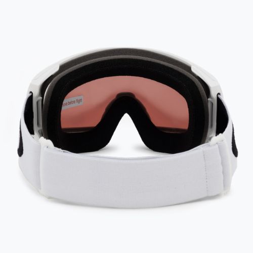 Occhiali da sci Oakley Line Miner M bianco opaco/prizm granata