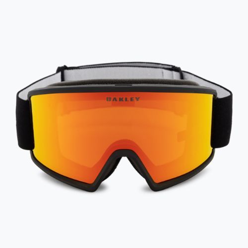 Occhiali da sci Oakley Target Line L nero opaco/iridio fuoco