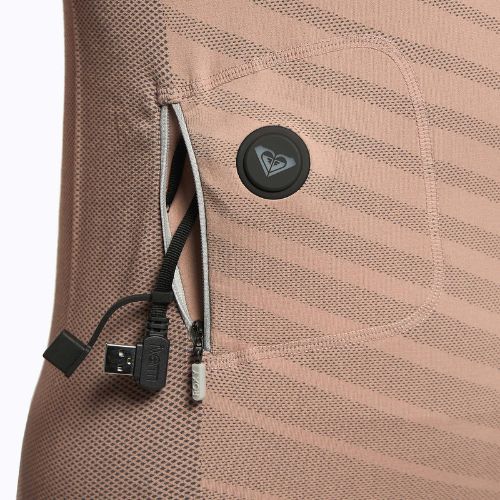 Maglia termica da donna ROXY Base Layer Top Warmlink gray violet